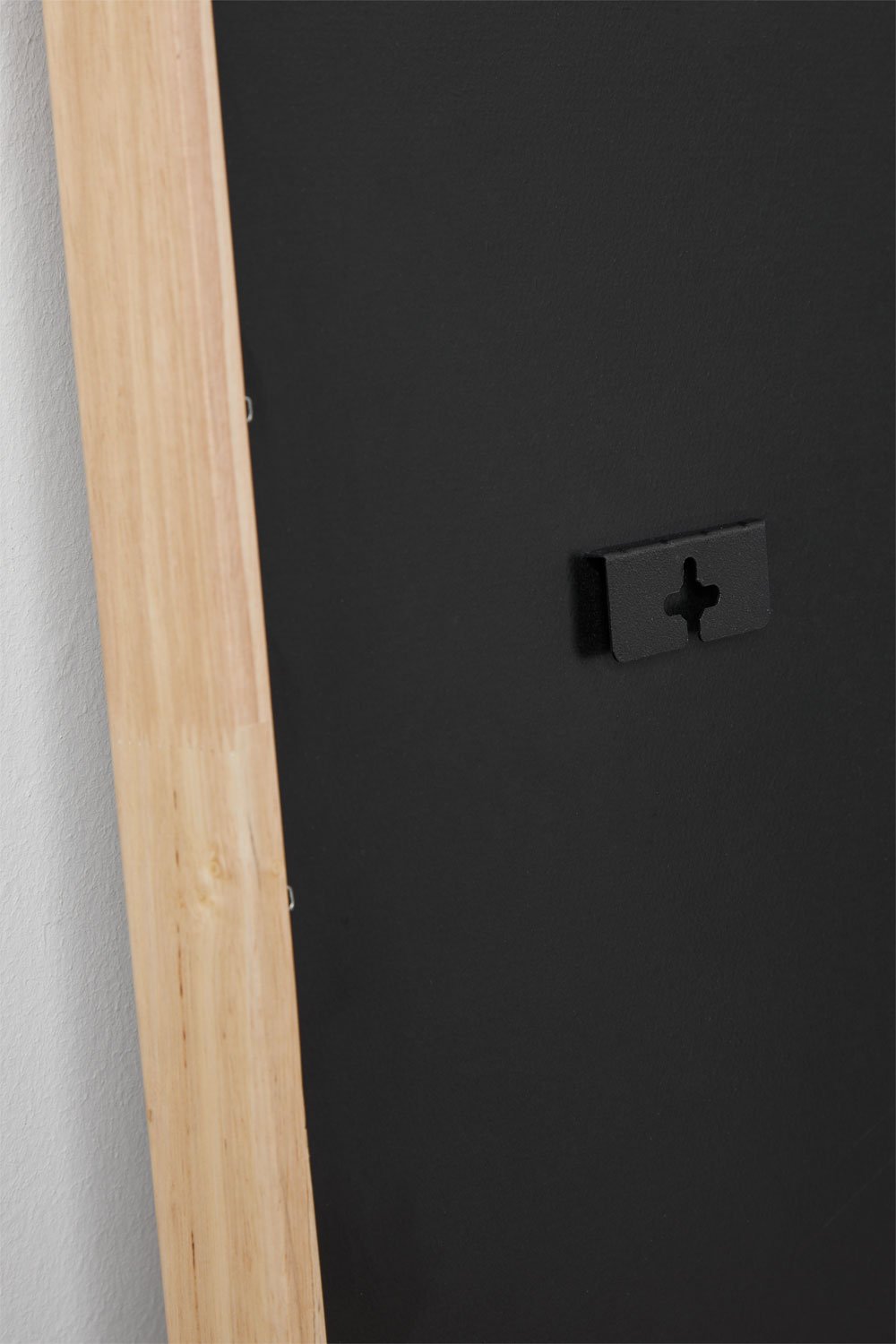 Specchio da parete rettangolare 90x170 cm in legno di rovere Ornella