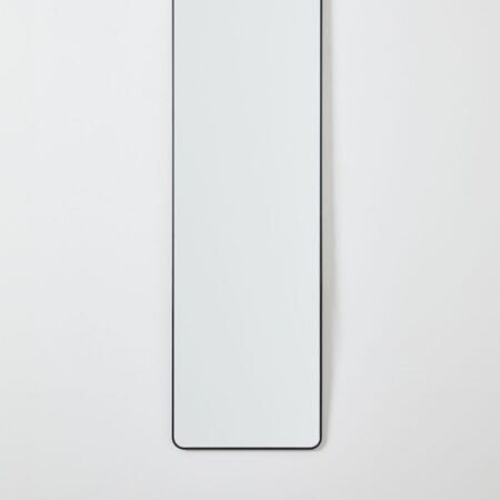 Specchio da parete rettangolare in alluminio (35x120 cm) Sadint