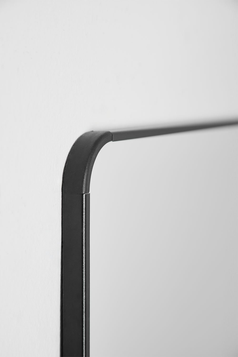 Specchio da parete rettangolare in alluminio (35x120 cm) Sadint