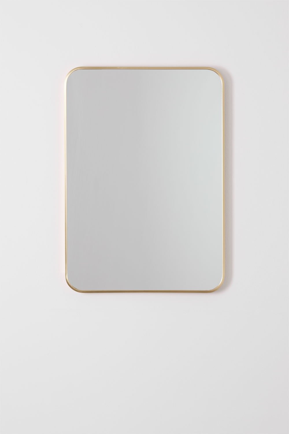 Specchio da parete rettangolare in alluminio (50x70 cm) Tuluise