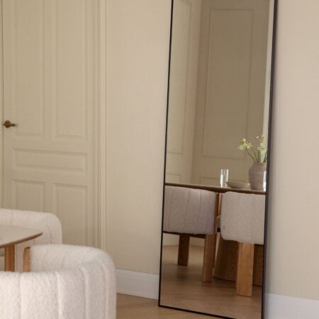 Specchio da parete rettangolare 70x200 cm in alluminio Mirjam