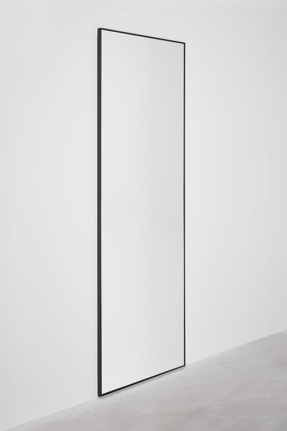 Specchio da parete rettangolare 70x200 cm in alluminio Mirjam