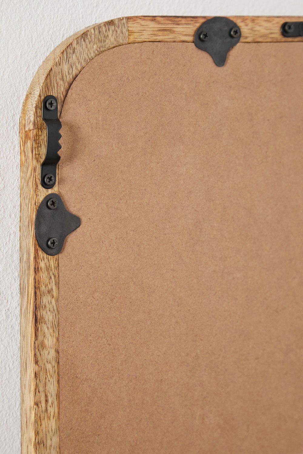 Specchio da parete rettangolare 35x115 cm in legno di mango Mirtzia