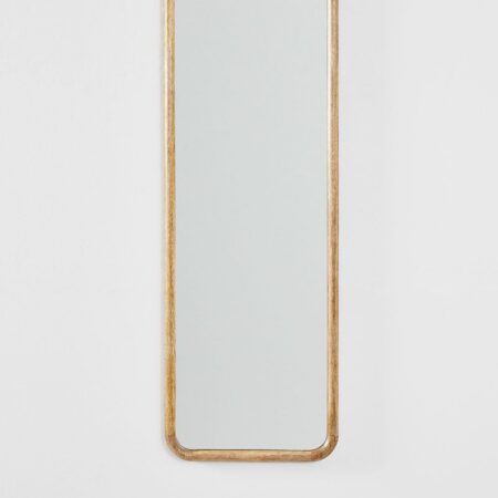 Specchio da parete rettangolare in legno di mango (36,5x115 cm) Mirtzia