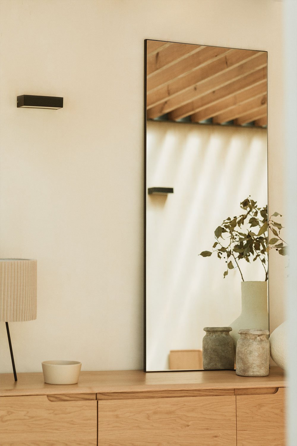 Specchio da parete rettangolare in MDF (60x140 cm) Vuaret