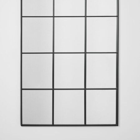 Specchio da parete rettangolare in metallo (80x120 cm) Niember