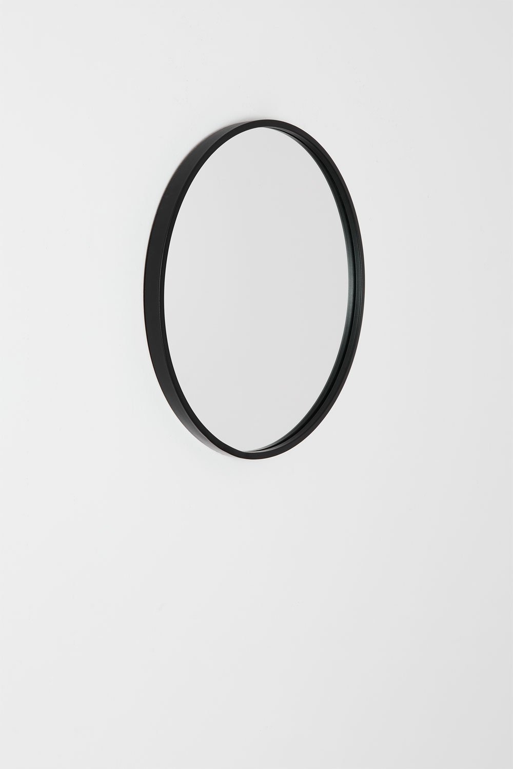 Specchio da parete rotondo in ferro (Ø45 cm) Oliverton