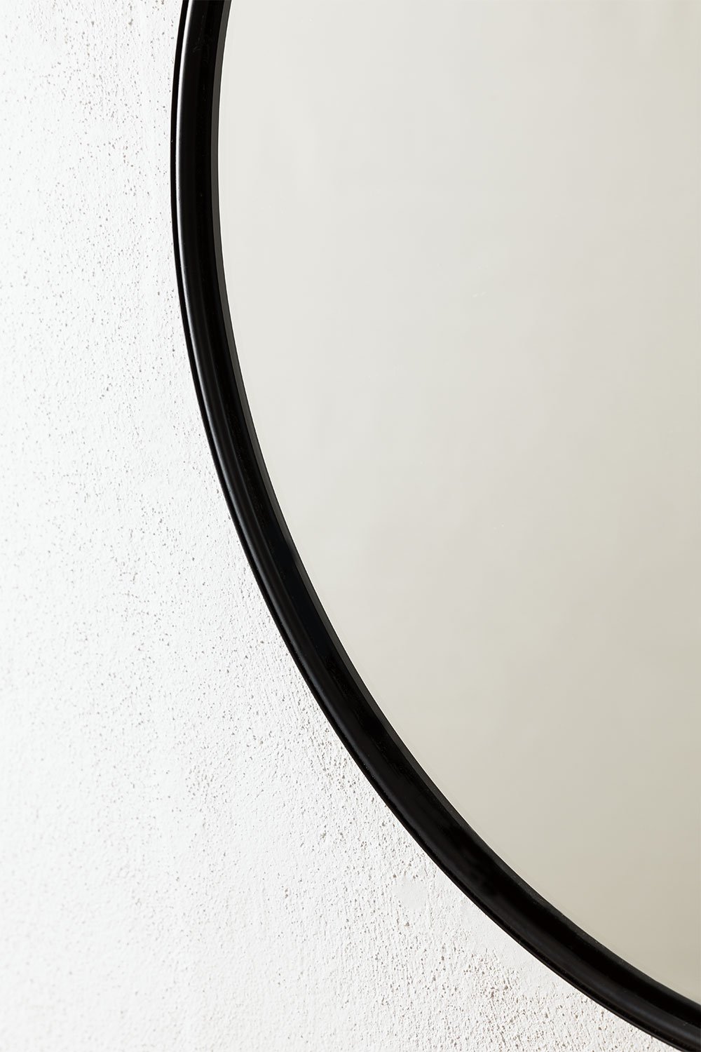 Specchio da parete rotondo Ø50 cm per bagno in ferro Alnie