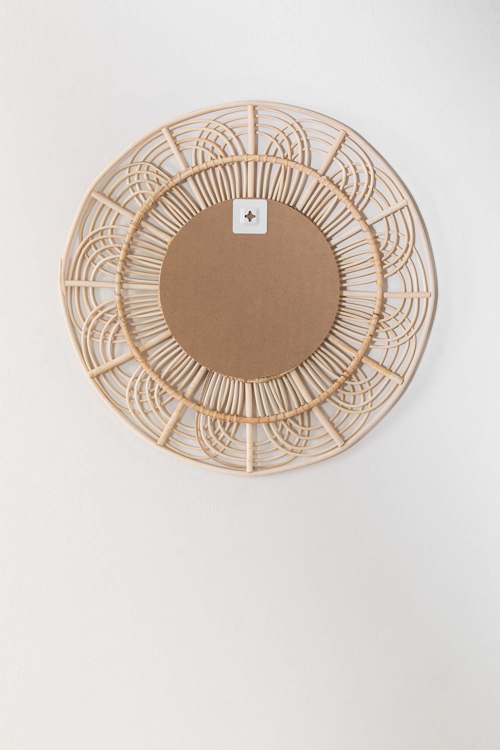 Specchio da parete rotondo in rattan (Ø60 cm) Corent