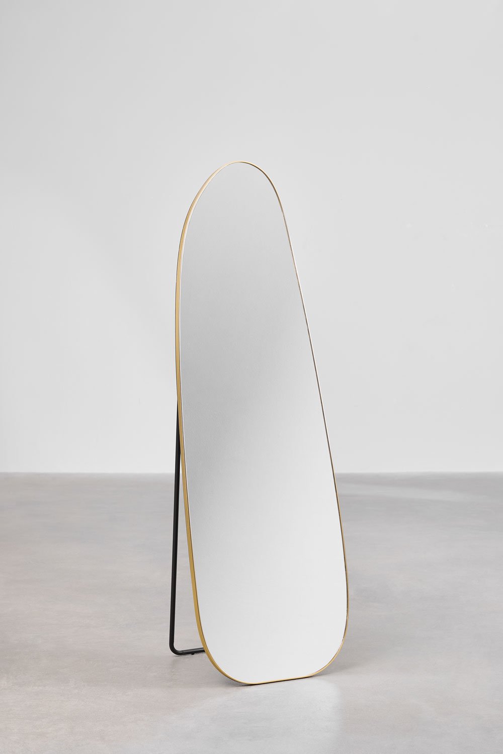 Specchio da terra in alluminio (55x165 cm) Naruvan