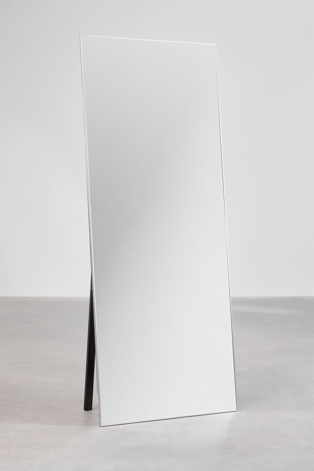 Specchio da terra rettangolare in alluminio (80x200 cm) Ondra