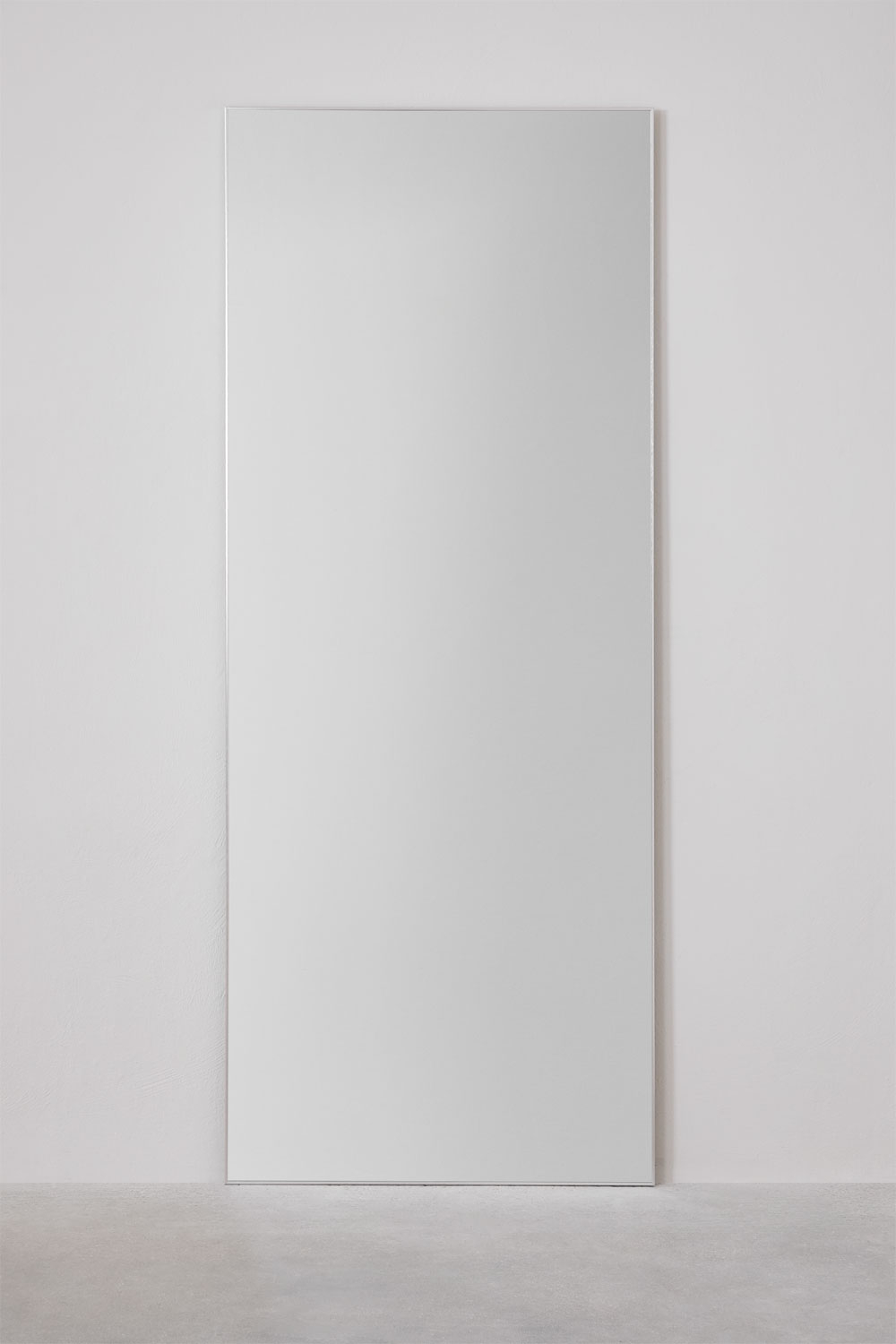 Specchio da terra rettangolare in alluminio (80x200 cm) Ondra