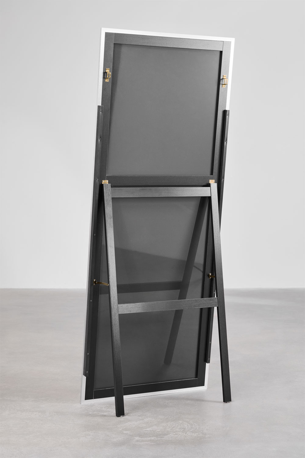 Specchio da terra rettangolare in alluminio (80x200 cm) Ondra