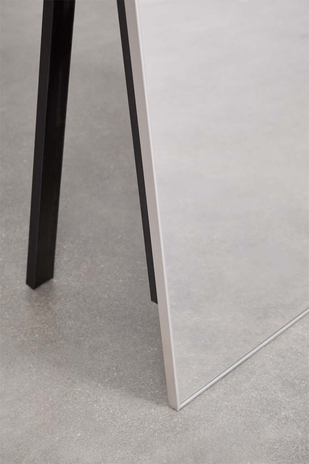 Specchio da terra rettangolare in alluminio (80x200 cm) Ondra