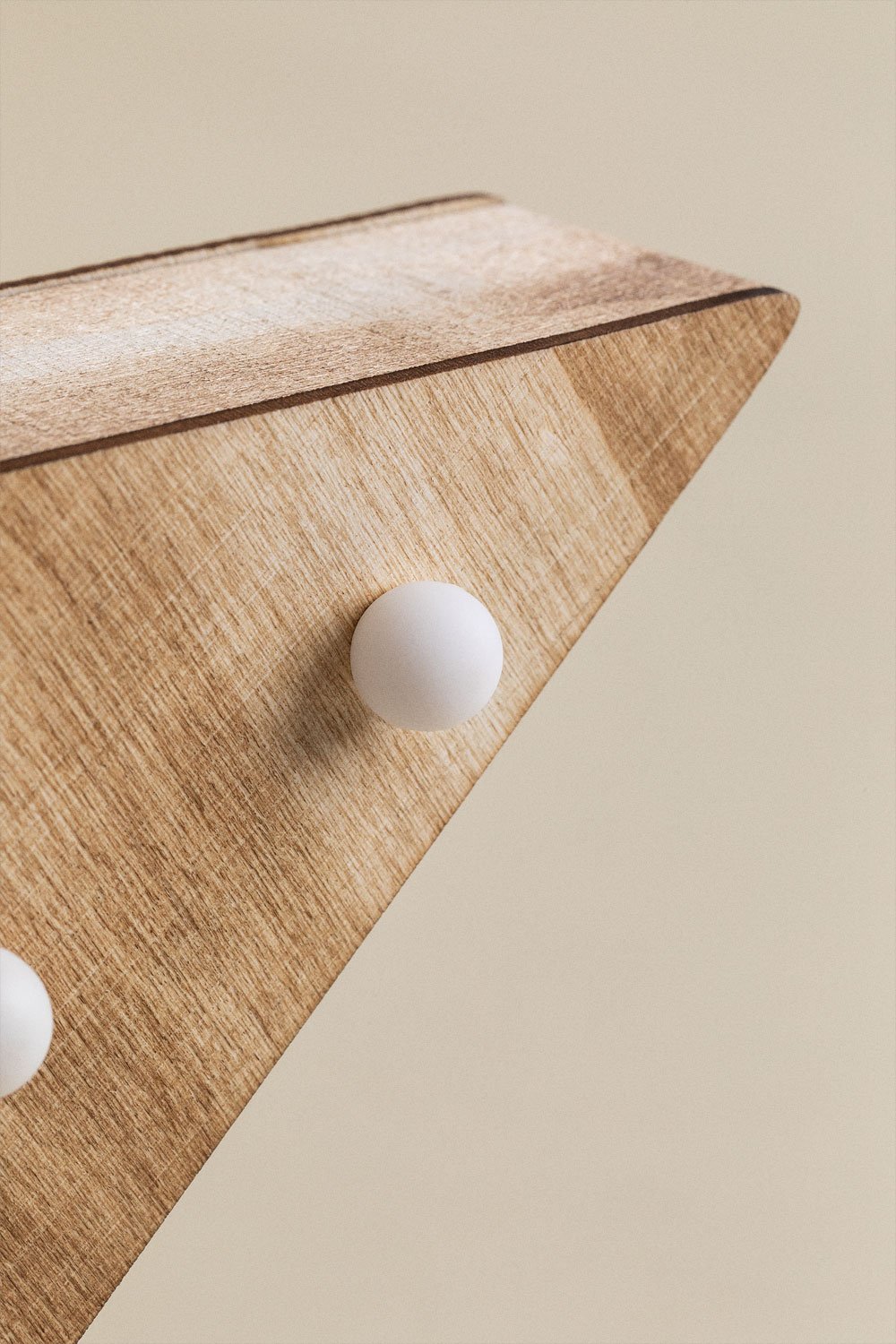 Stella in legno con luci LED Lliva