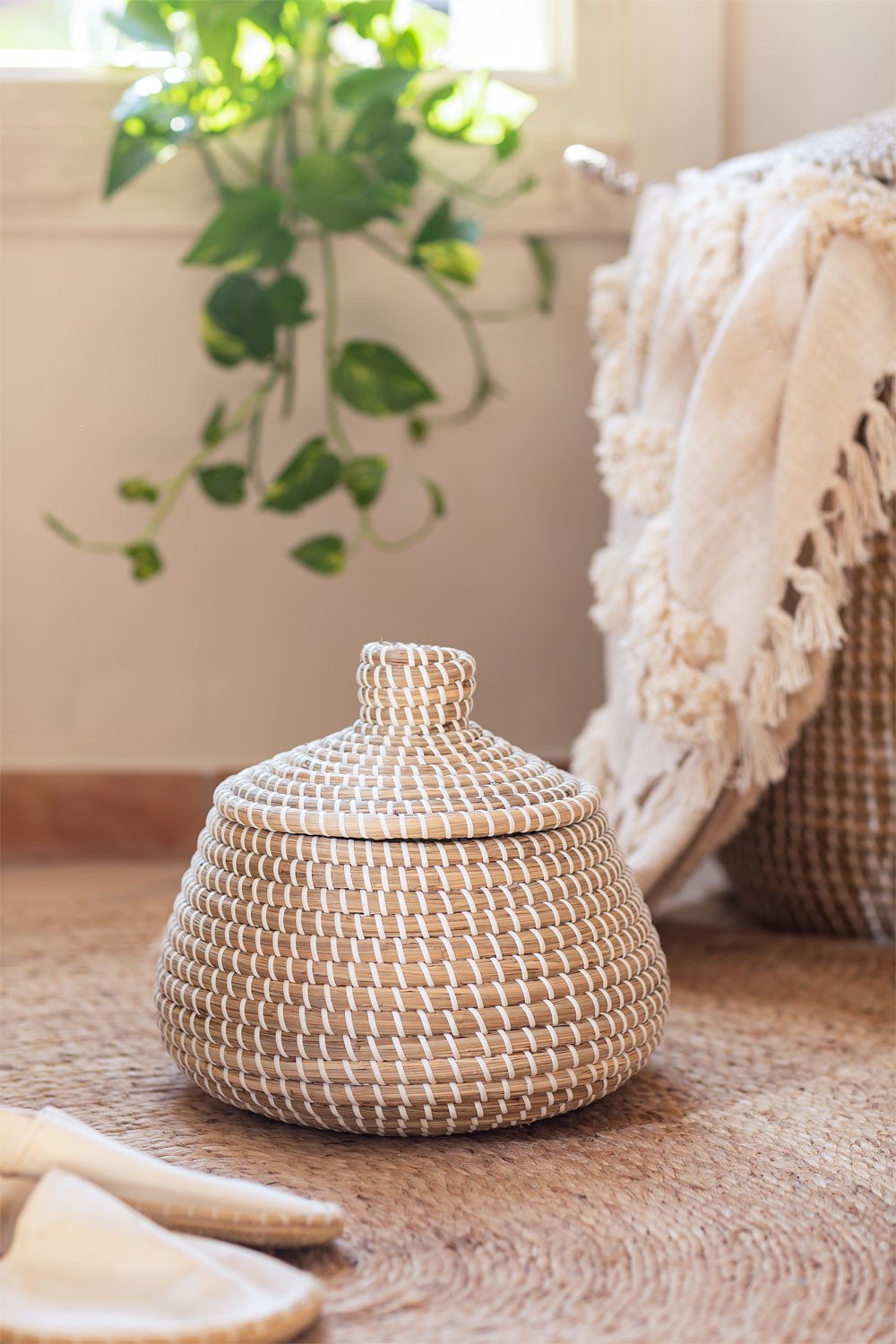 Cestino con coperchio Bastel
