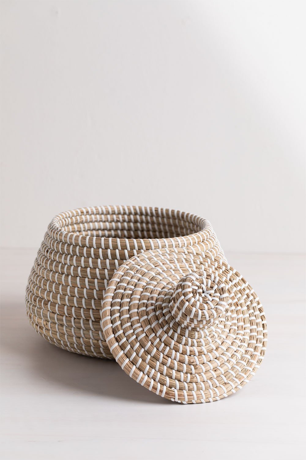 Cestino con coperchio Bastel