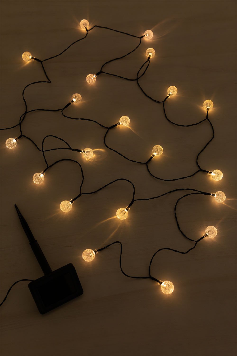 Ghirlanda LED con caricatore solare Korjo Style