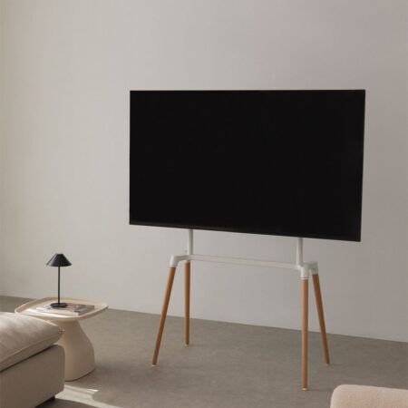 Porta TV in Acciaio e Legno Rouben