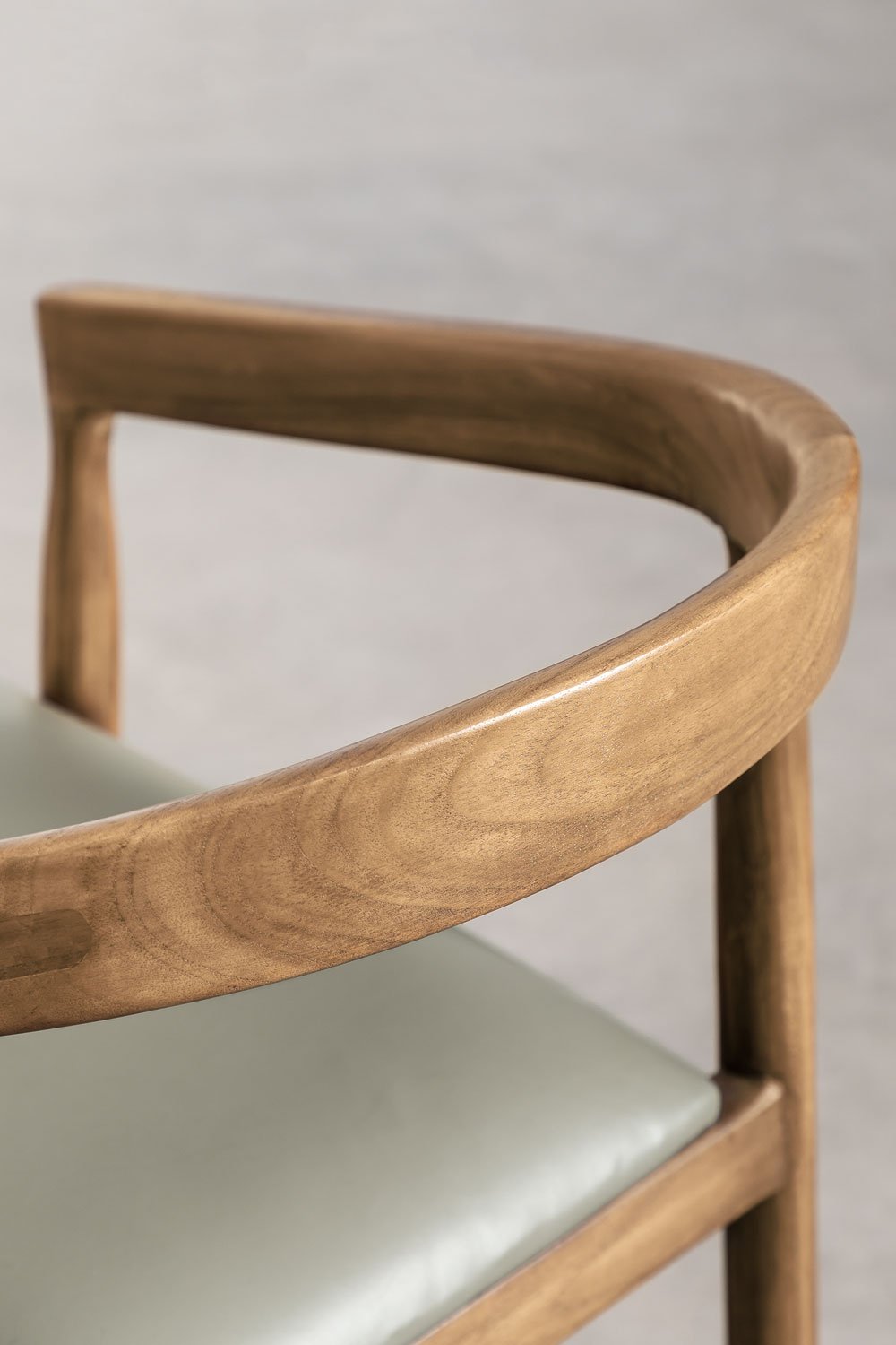 Sgabello alto in pelle (70 cm) Visby