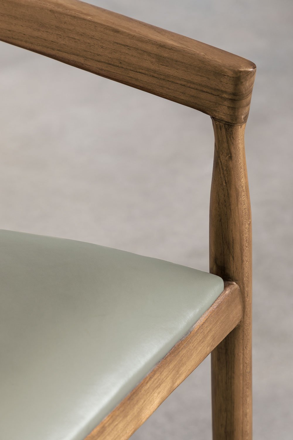 Sgabello alto in pelle (70 cm) Visby
