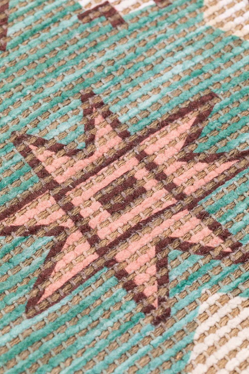 Tappeto Corridoio in iuta e tessuto 170x40 cm Nuada