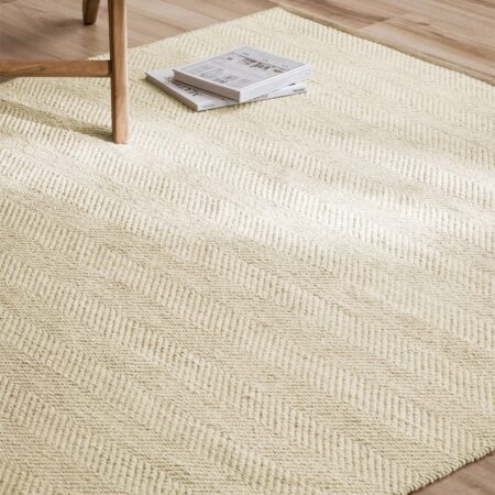 Tappeto Kalina in cotone e iuta