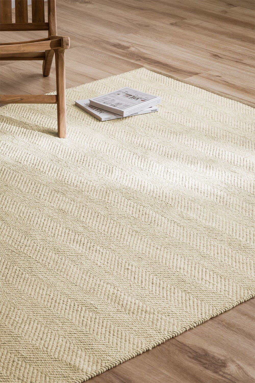 Tappeto Kalina in cotone e iuta