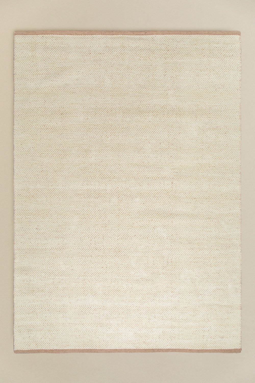 Tappeto Kalina in cotone e iuta