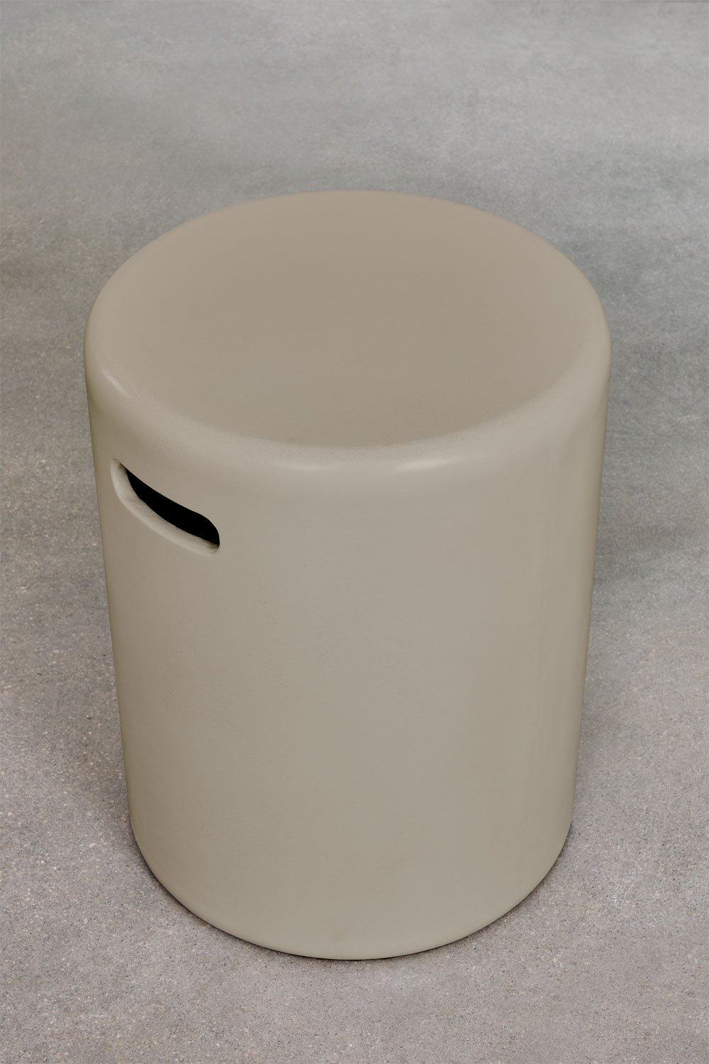 Tavolino rotondo in cemento (Ø35 cm) Biltet