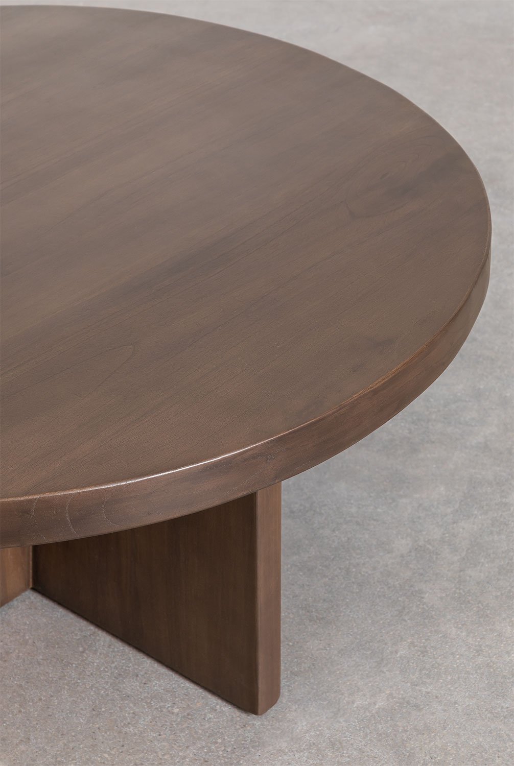 Tavolino da caffè in legno Mindi (Ø80 cm) Leidam