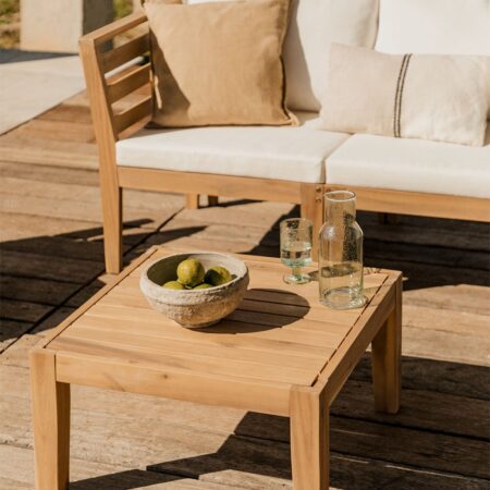 Tavolino da giardino Filips in legno di acacia