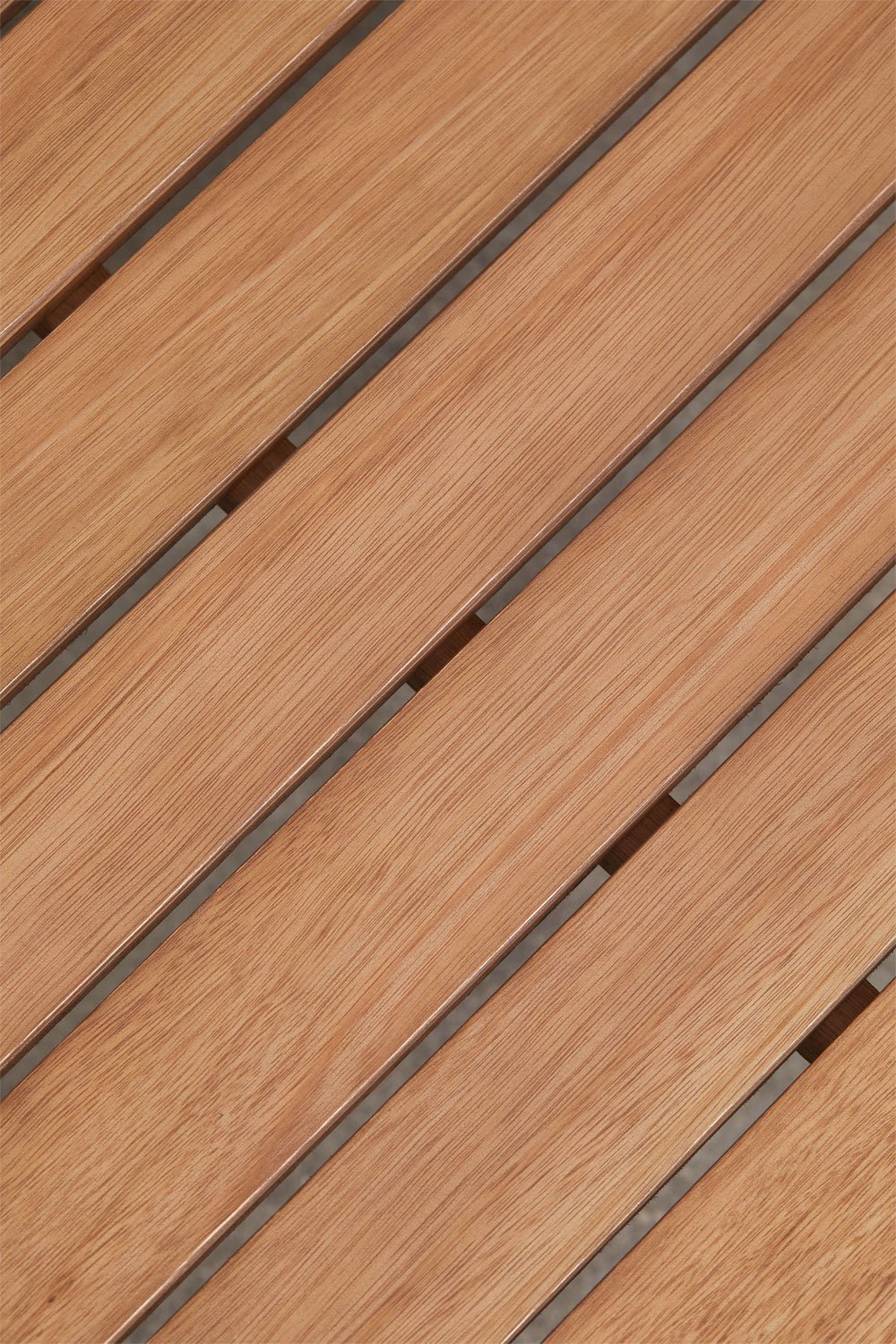 Tavolino da giardino quadrato 80x80 cm in legno di eucalipto Yaminsk