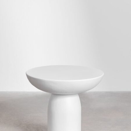 Tavolino Rotondo da Giardino in Cemento (Ø50 cm) Zenadia