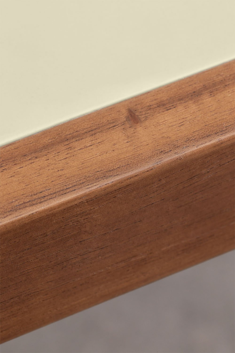 Tavolino in Cemento e Legno di Acacia Gamila