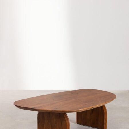 Tavolino da caffè in legno di acacia (135x80 cm) Bedum