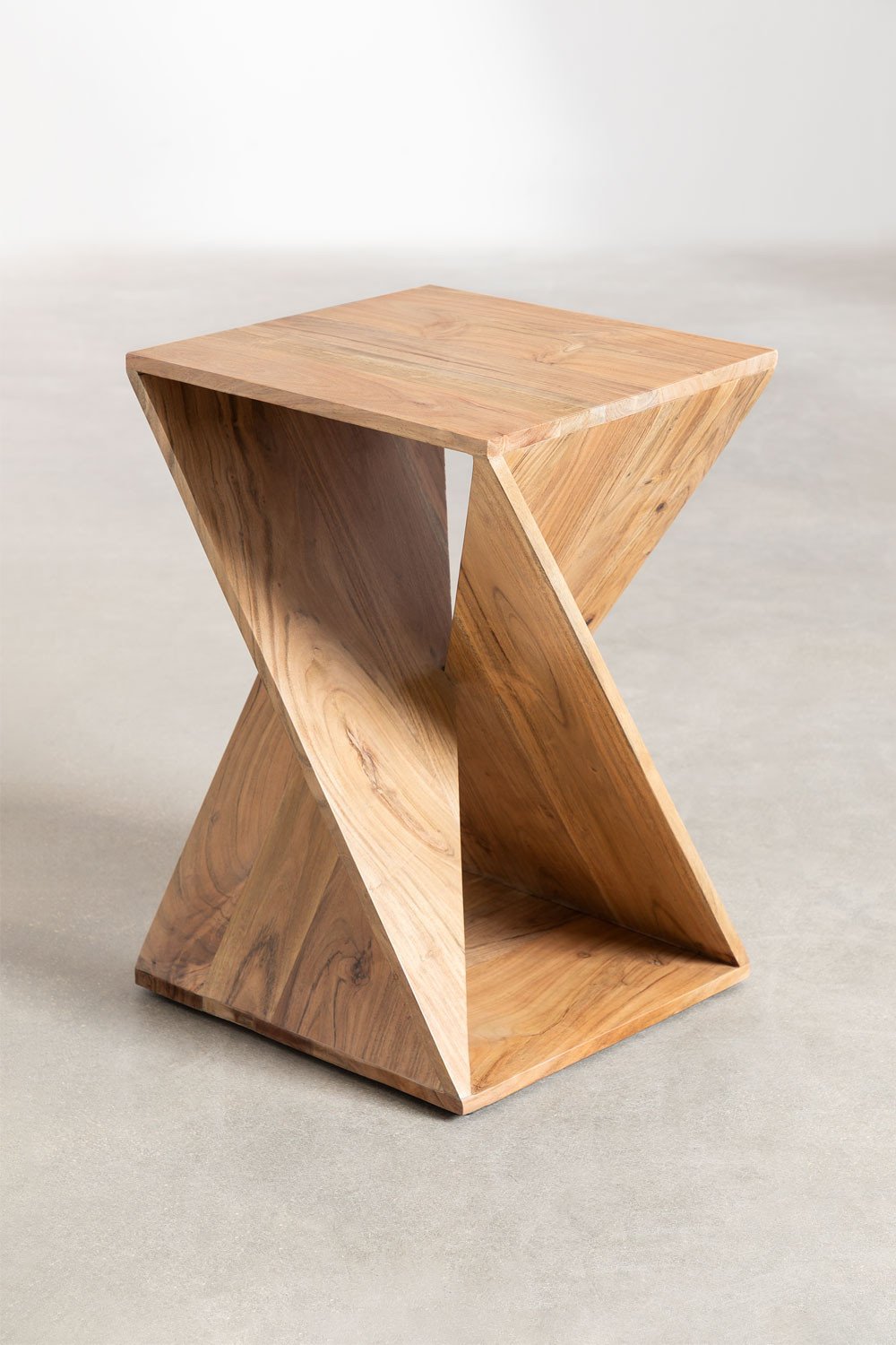 Tavolino in Legno di Acacia Gorvea