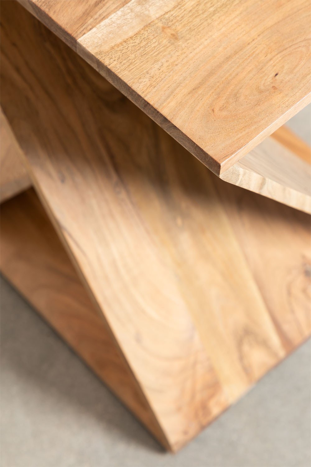 Tavolino in Legno di Acacia Gorvea