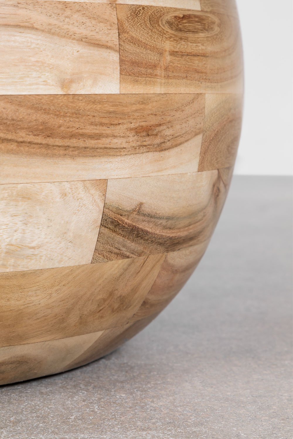 Tavolino in legno di acacia (Ø90 cm) Dalen