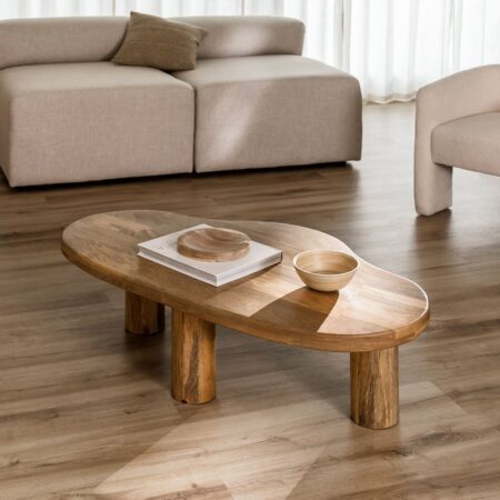 Tavolino da caffè in legno di mango Larabeya