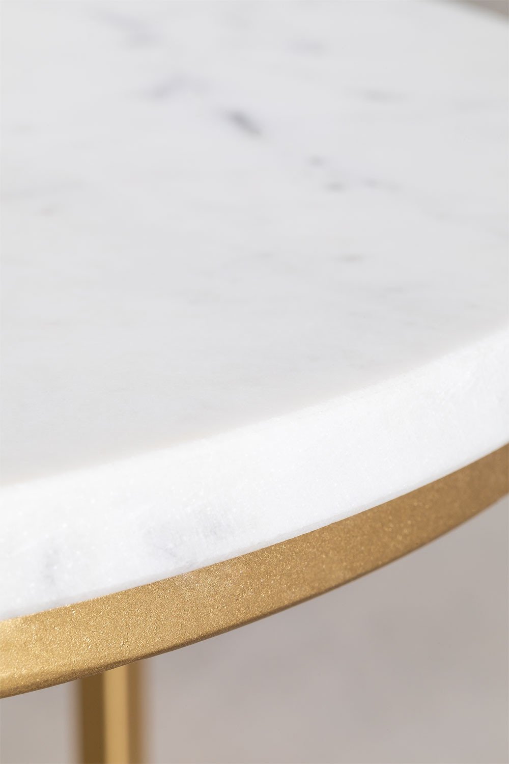 Tavolino in marmo (Ø37 cm) Kaley