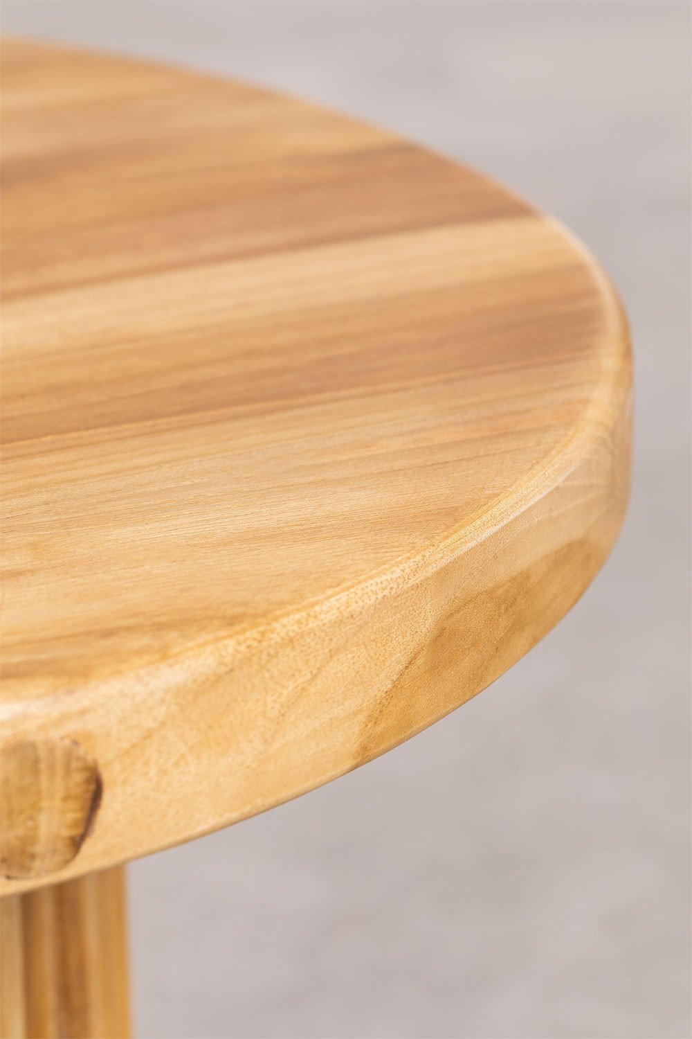 Tavolino ovale in legno di teak (100x50 cm) Randall