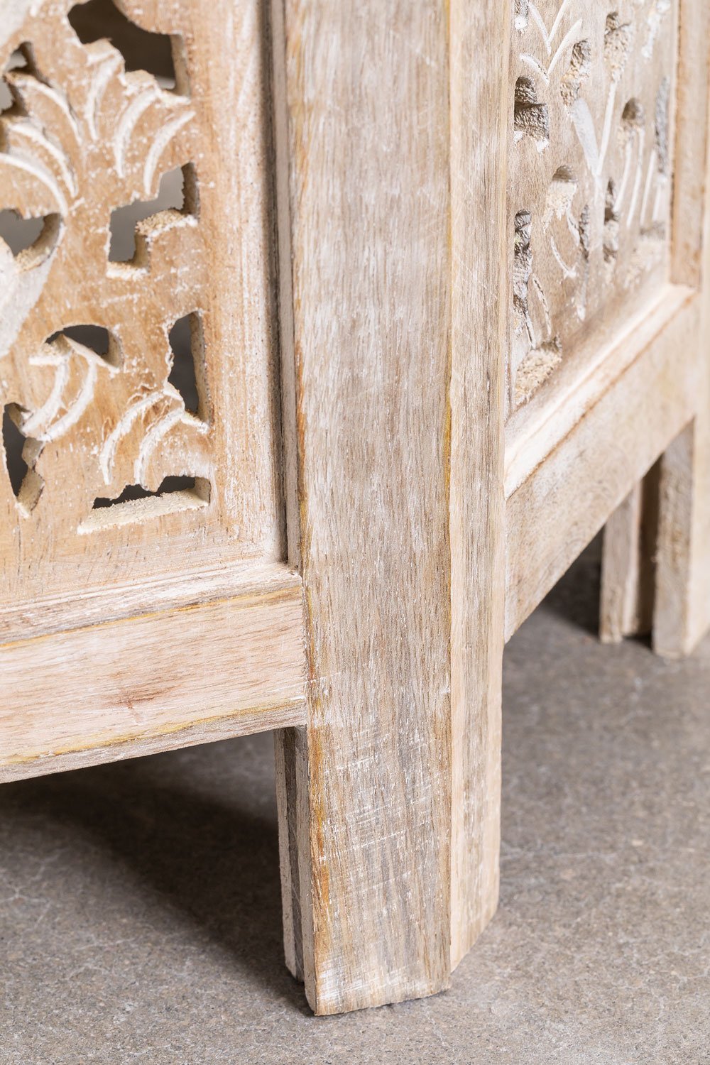 Tavolino pieghevole in legno di mango (Ø44,5 cm) Kasira Design