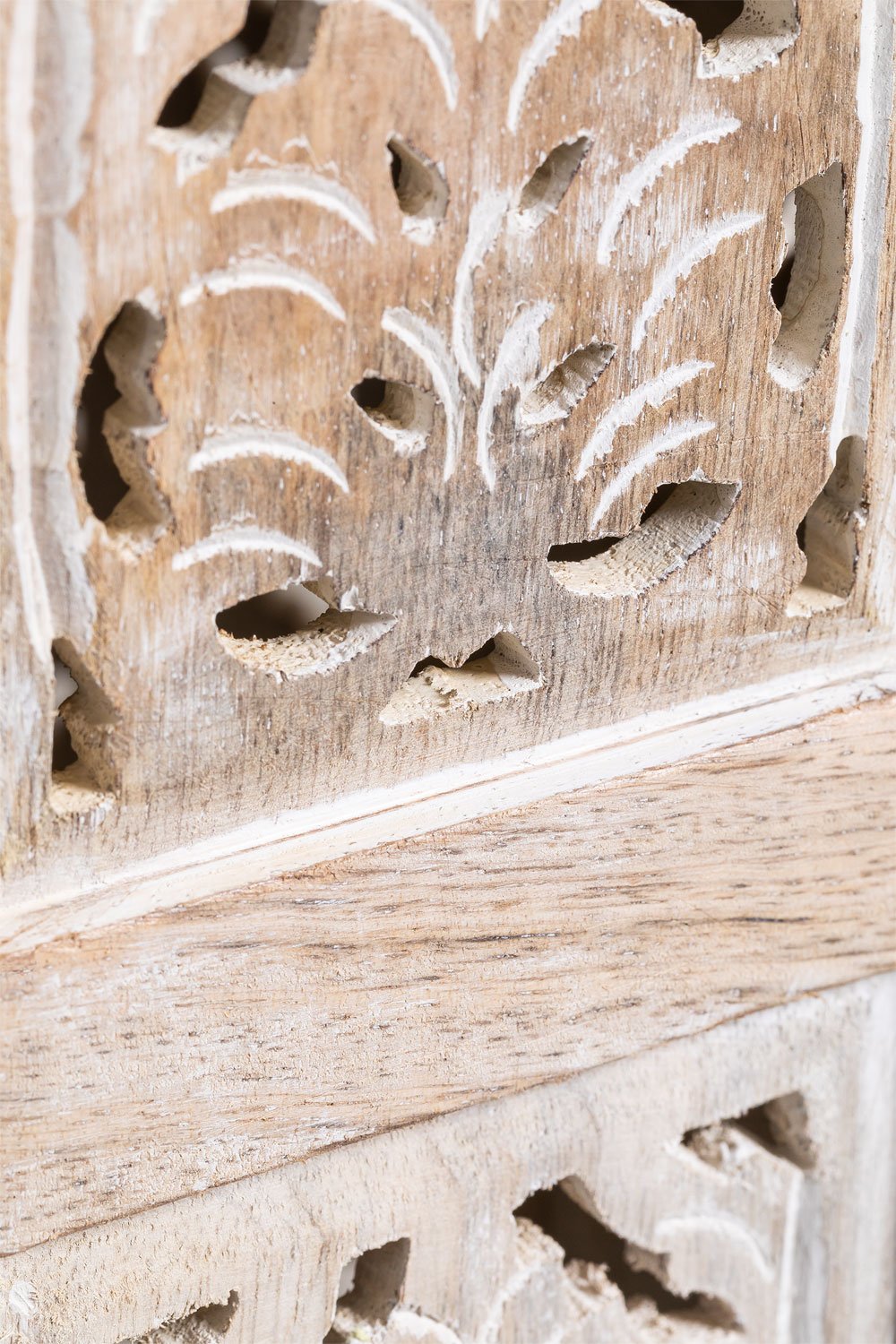 Tavolino pieghevole in legno di mango (Ø44,5 cm) Kasira Design