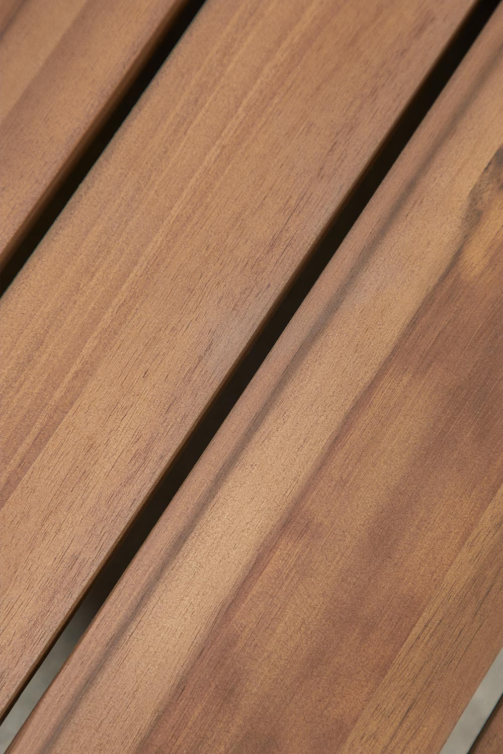 Tavolino quadrato Dailin 75x75 cm in legno di acacia