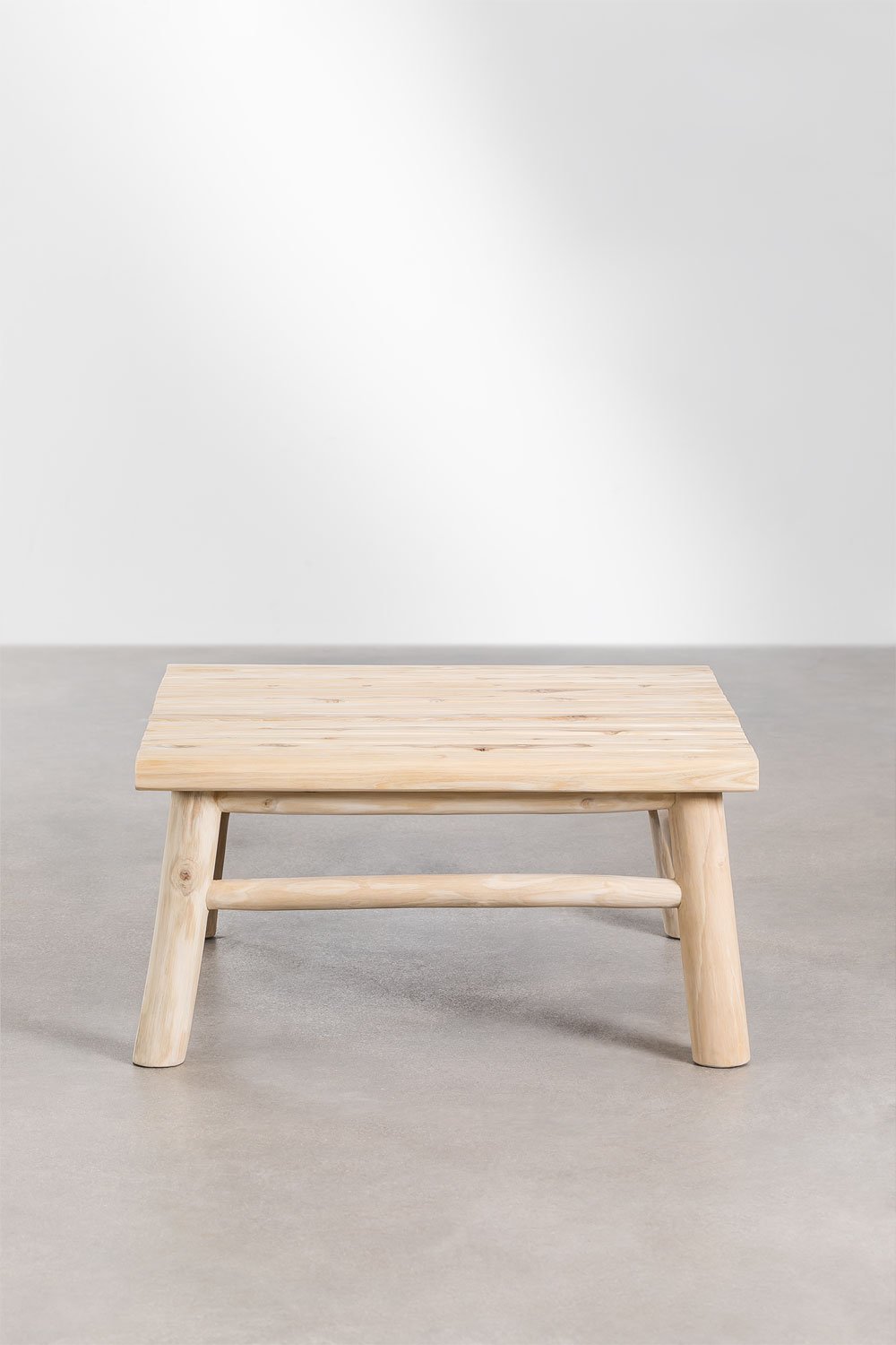 Tavolino Quadrato in Legno di Teak (80x80 cm) Narel