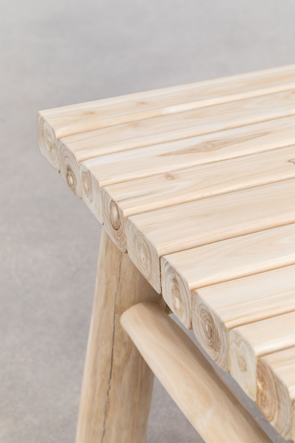 Tavolino Quadrato in Legno di Teak (80x80 cm) Narel