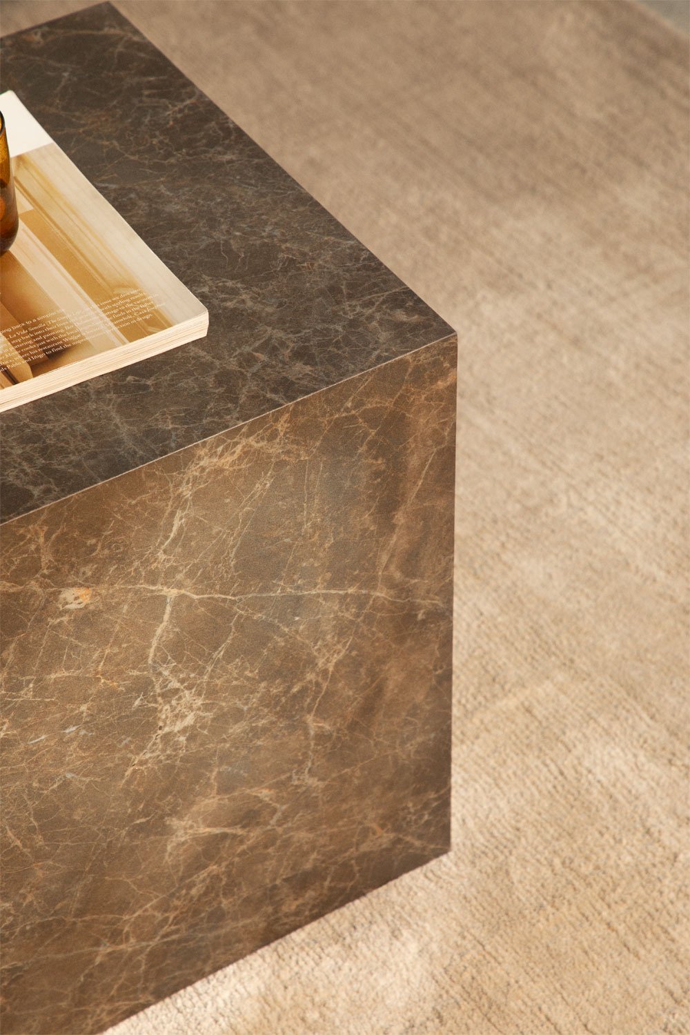 Tavolino quadrato in MDF (45x45 cm) Aria