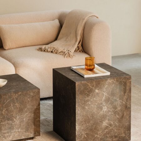Tavolino quadrato in MDF (45x45 cm) Aria