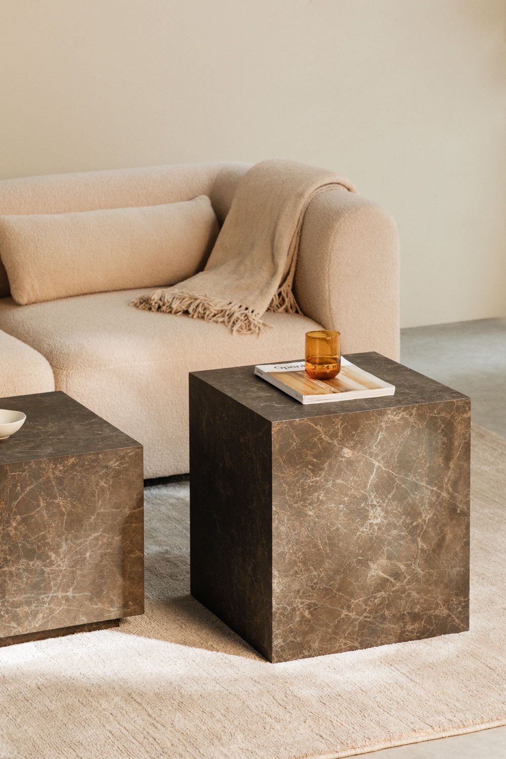 Tavolino quadrato in MDF (45x45 cm) Aria